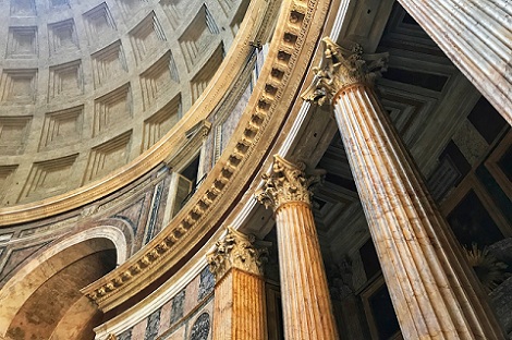 rome pantheon interior inside of rome pantheon