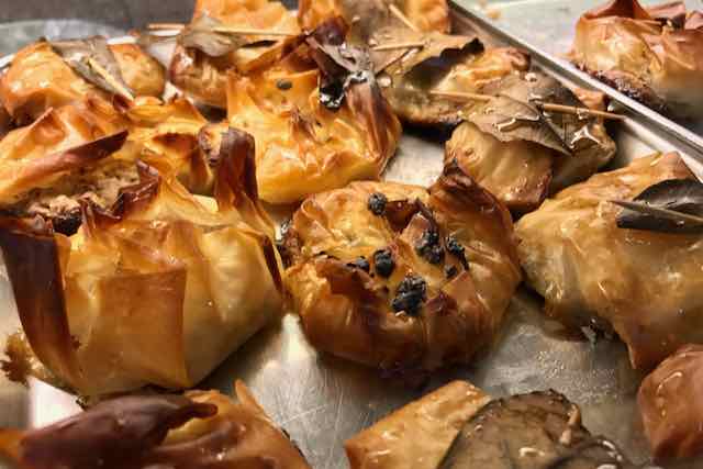 pastries at pasticceria 5 lune