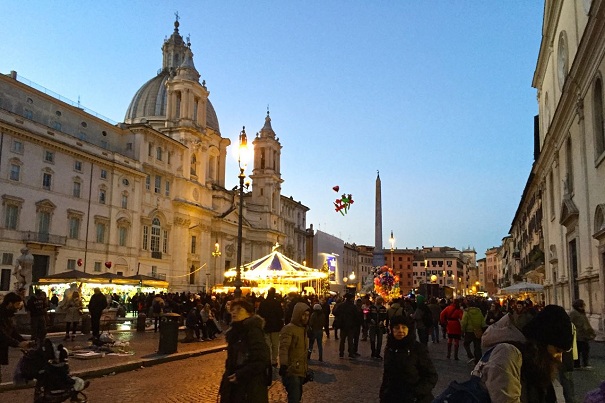 piazza navona new year piazza navona new year