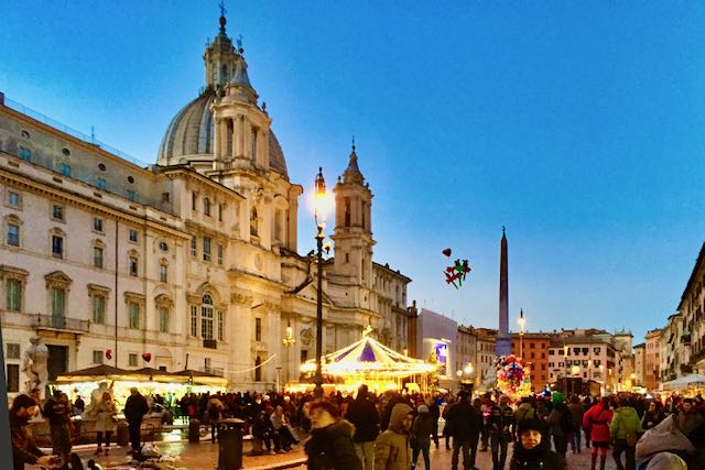 christmas market in piazza navona christmas market in piazza navona