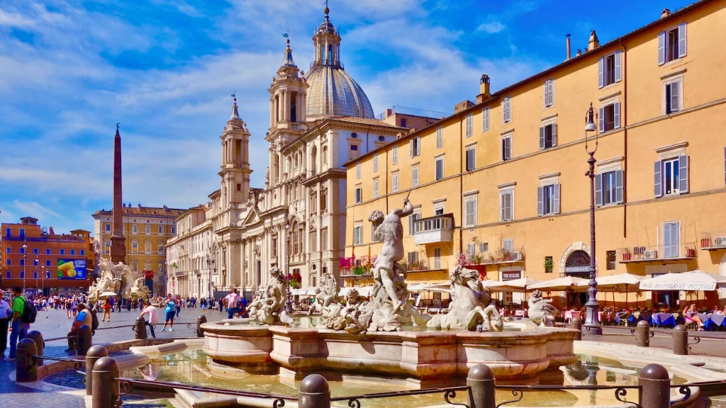 piazza navona spring piazza navona spring