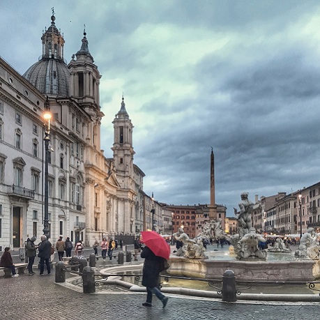 Rome on a Rainy Day