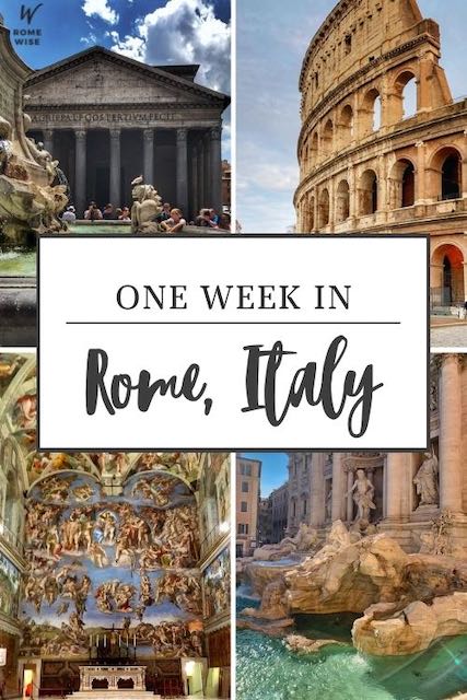 pin one week in rome