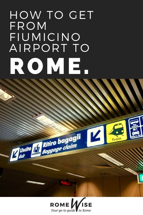 pin fco to rome