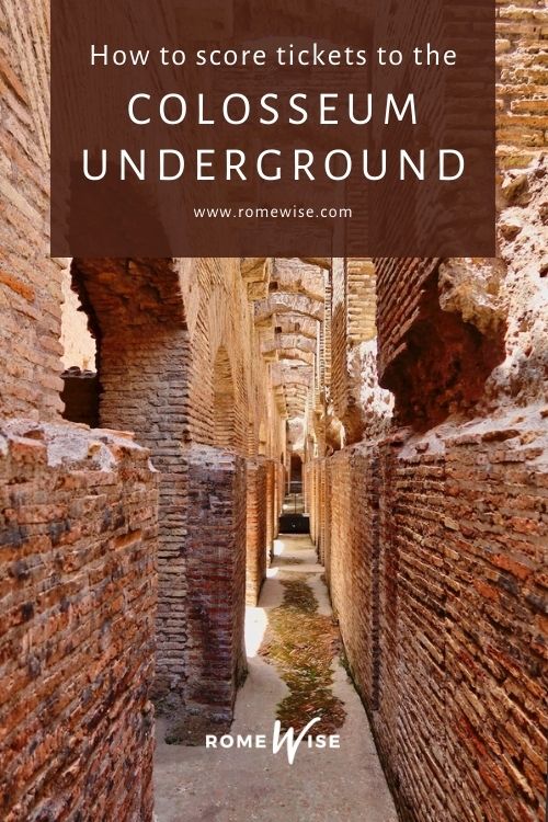 pin colosseum underground2