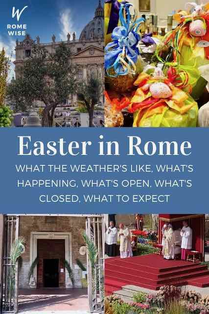 pin easter in rome