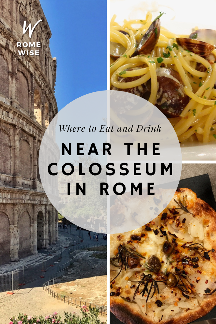 pin eat near colosseum