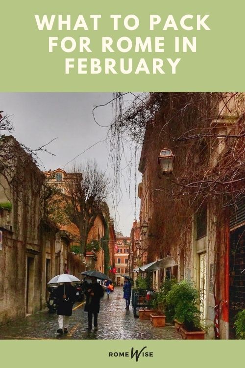 pin packing for rome in february