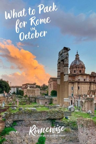 pin pack for rome in october