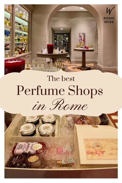 Perfume shops in Rome - know where to shop | romewise