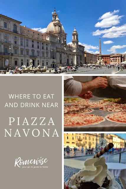 pin eat drink piazza navona
