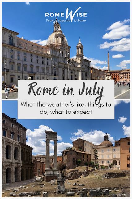 pin rome in july