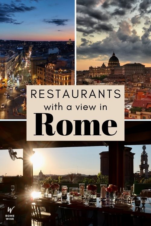 rome restaurants with a vew