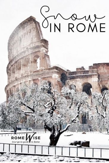 pin snow in rome