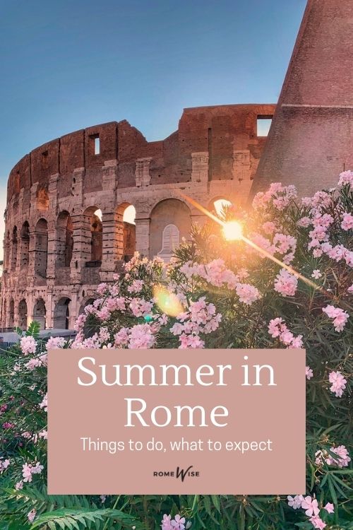 pinterest pin summer in rome
