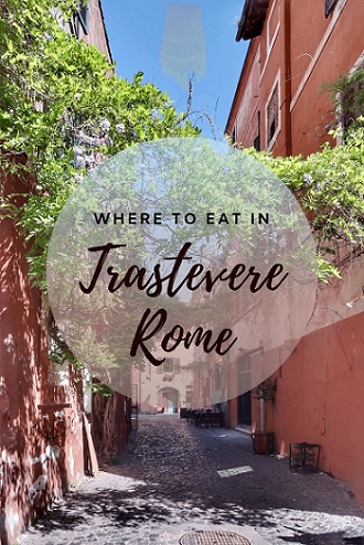 trastevere restaurants