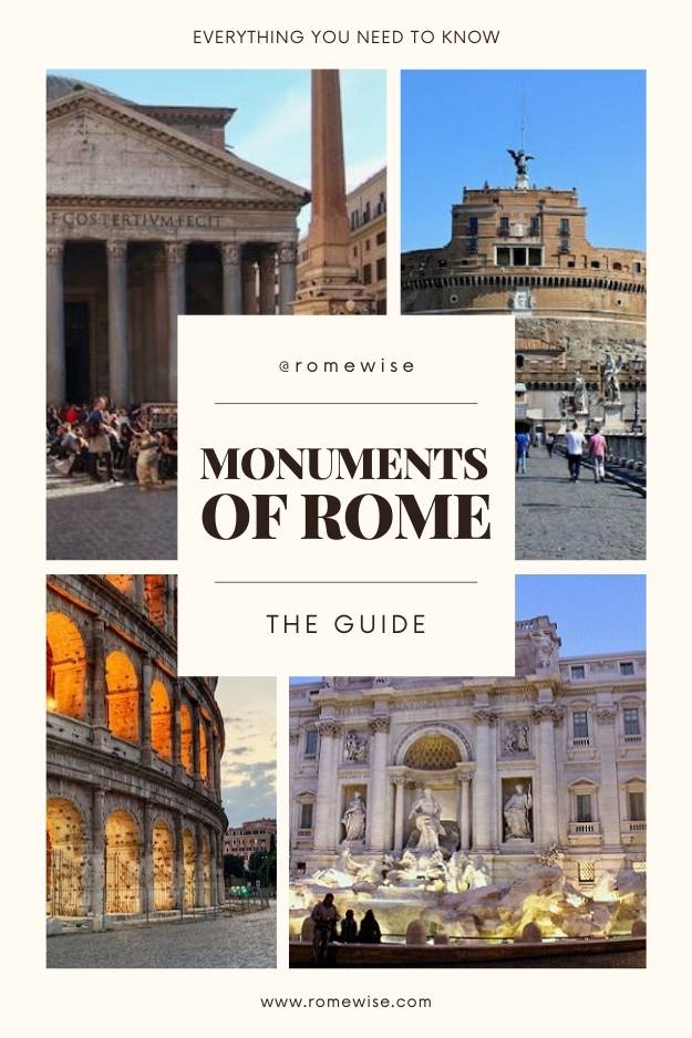 monuments of Rome pin