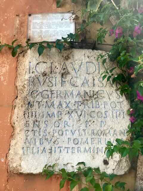 Pomerium of Emperor Claudius