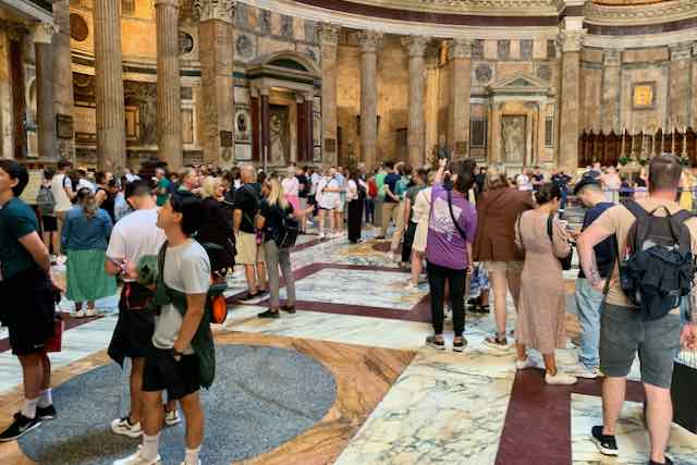 people inside pantheon people inside pantheon