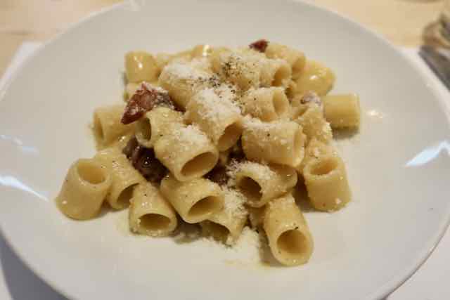 pasta carbonara at rimessa roscioli pasta carbonara at rimessa