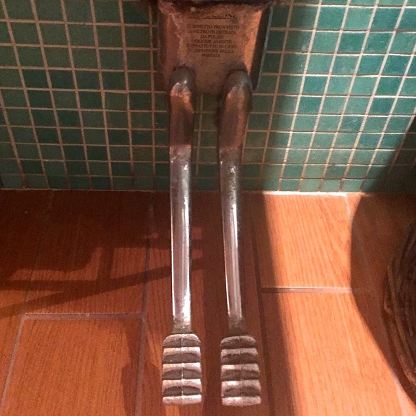 Hands free sink pedal