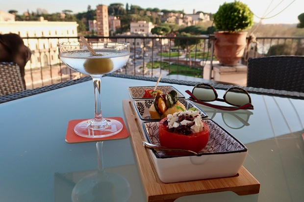 cocktails with a view at the 47 circus bar