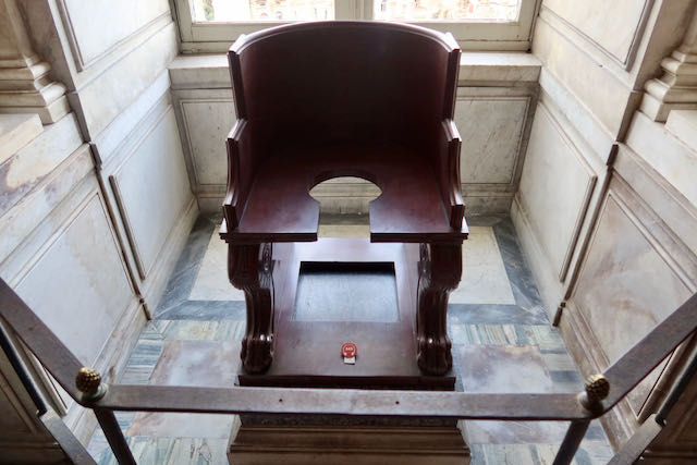 Room of the Masks Chair of the Popess