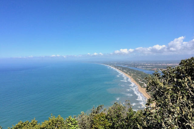 Sabaudia beach as seen from Monte Circeo Sabaudia beach as seen from Monte Circeo