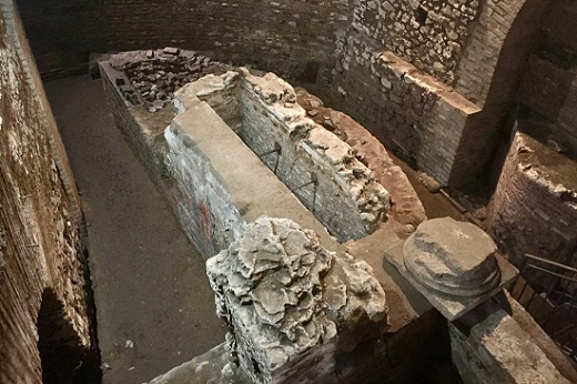 san crisogono underground apse font san crisogono underground apse font