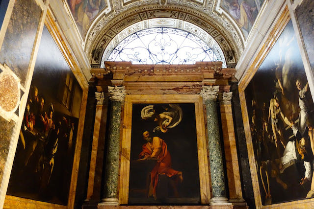 caravaggio in the church of san luigi dei francesi