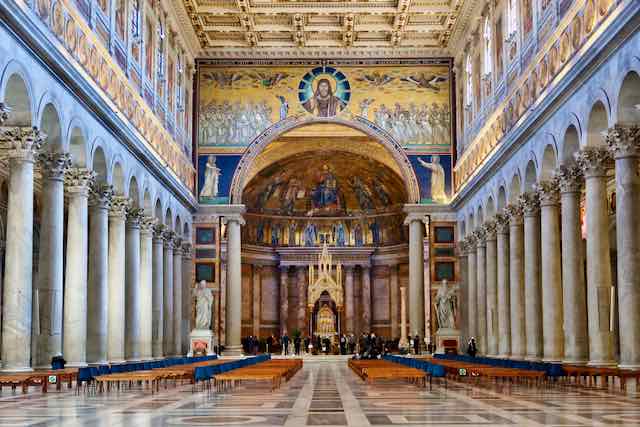 san paolo fuori le mura central nave