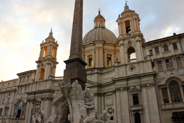 sant'agnese in agony church in piazza Navona in Rome