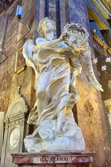 Angel marble by Bernini