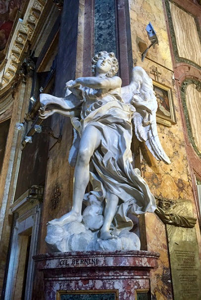 Angel marble by Bernini