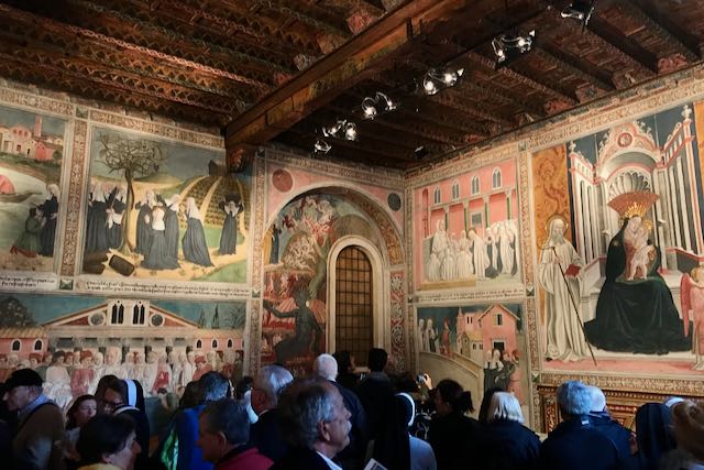 monastery with frescoes dedicated to Santa Francesca Romana monastery with frescoes dedicated to Santa Francesca Romana