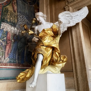 loggia of santa maria maggiore with mosaic