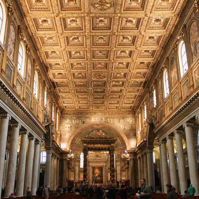 santa maria maggiore central nave