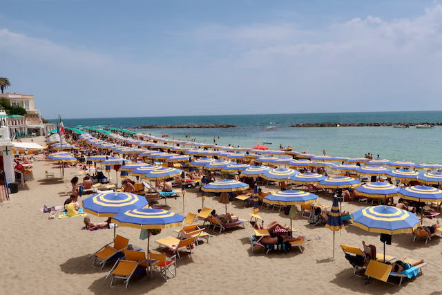 Santa Marinella beach