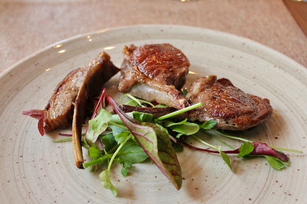 lamb chops scottaditto at Secondo Tradizione in rome lamb chops scottaditto at Secondo Tradizione in rome