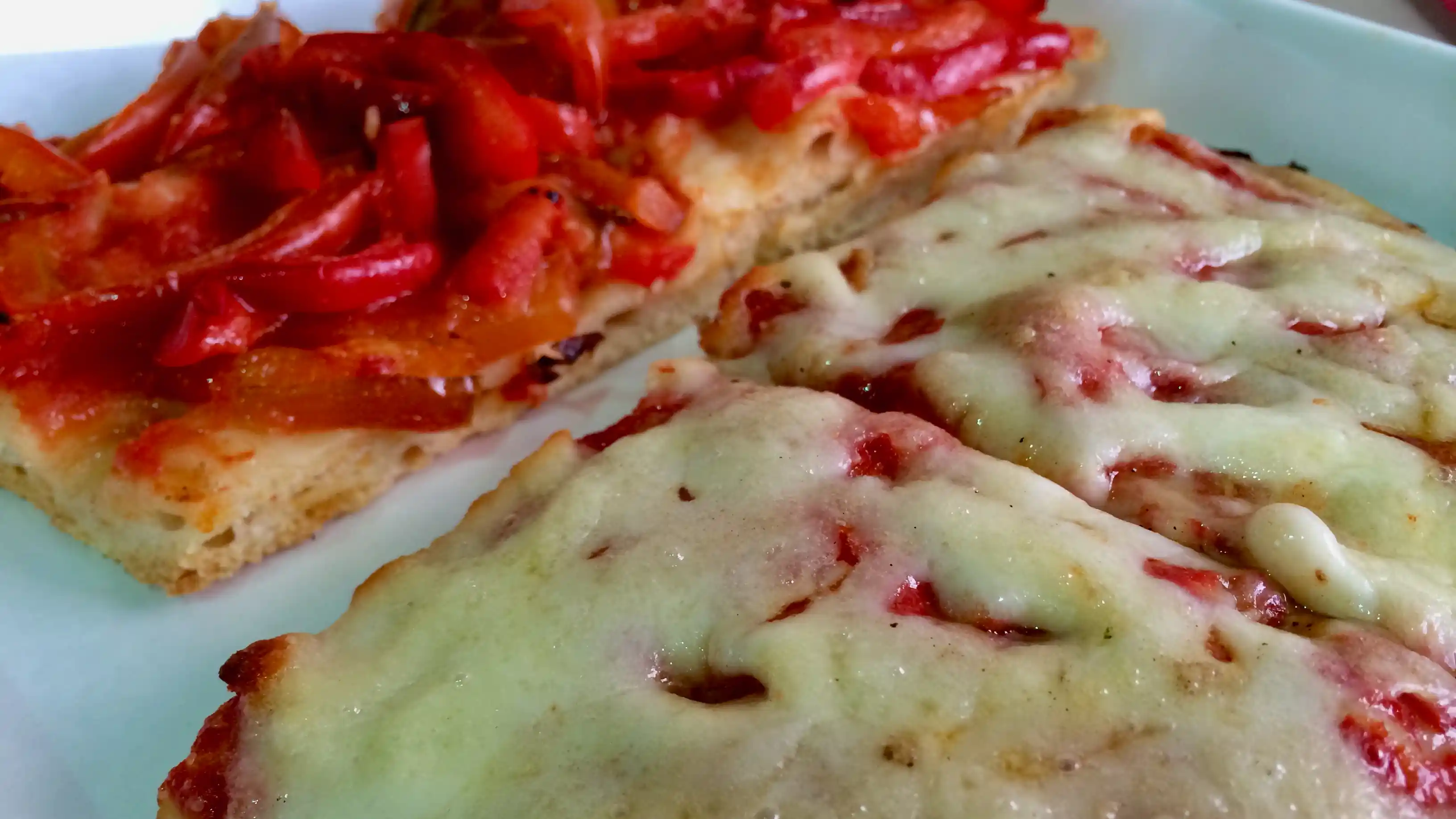pizza at sforza piero sforza piero pizza - margherita and red pepper pizza1