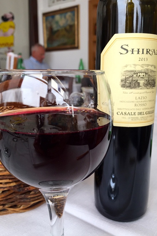 Shiraz from local wine estate Shiraz from local estate