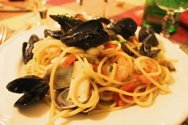 spaghetti allo scoglio disco volante