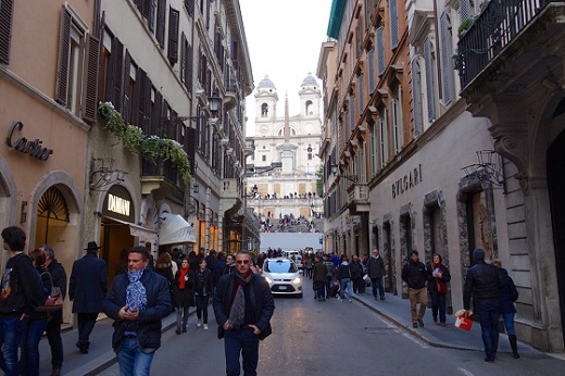 via condotti spanish steps