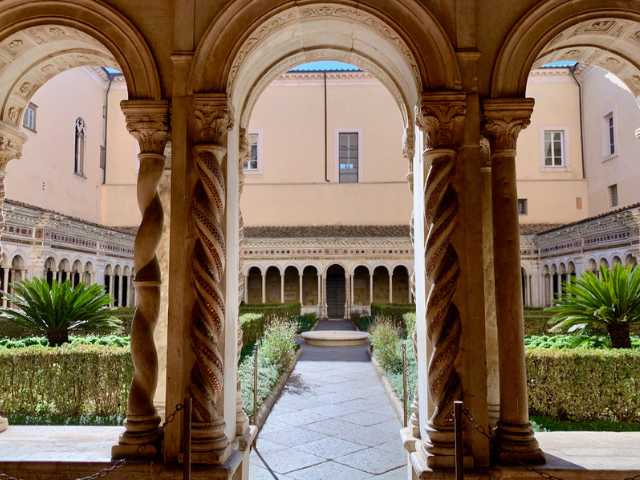st paul outside the walls cloister view