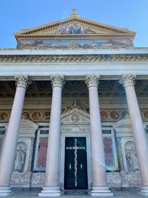 view of front door of st paul outside the walls