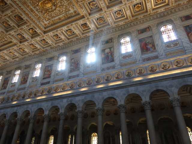 pope pictures inside saint paul outside the walls