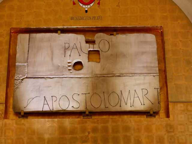 tombstone of saint paul