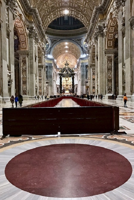 st peter's basilica porphyry disc st peter's basilica porphyry disc