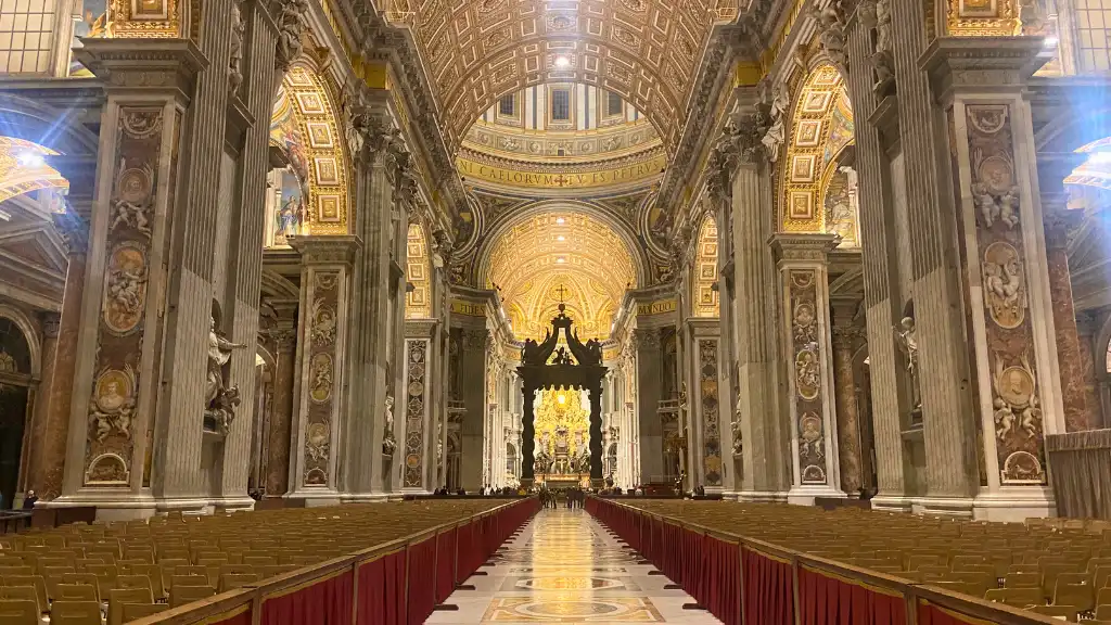 st peters basilica mass seating