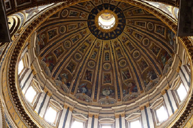 saint peter's dome by michelangelo